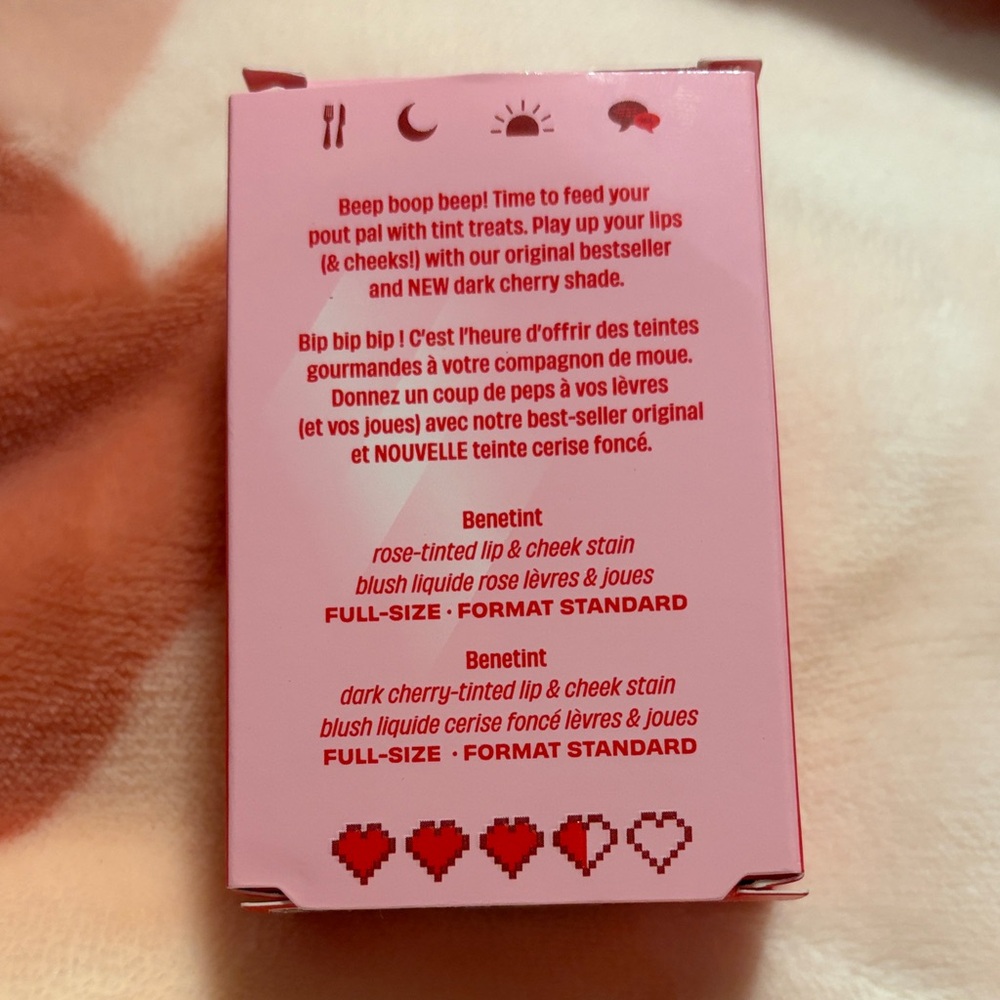 Benefit Benetint Buddy Tint Duo in Dark Cherry & Original Rose Full Sizes - Picture 2 of 4